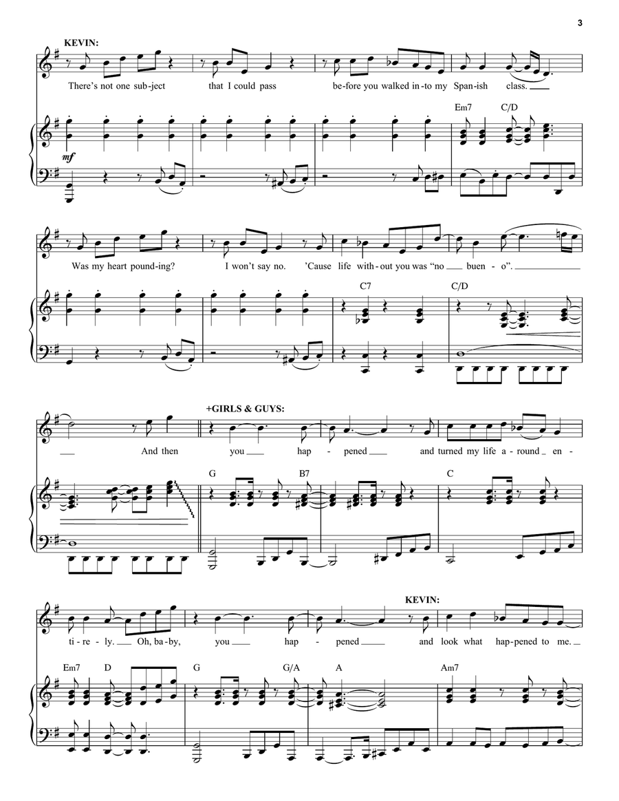 You Happened (from The Prom: A New Musical) Voice scores gallery preview page 3