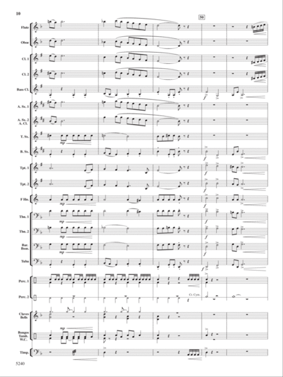 Ceremony, Chant and Ritual Concert Band scores gallery preview page 11
