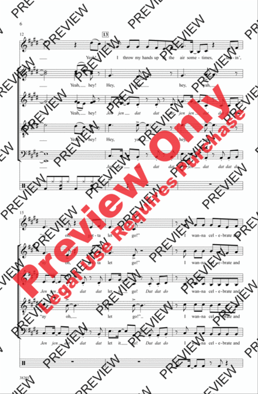 Dynamite 4-Part scores gallery preview page 6