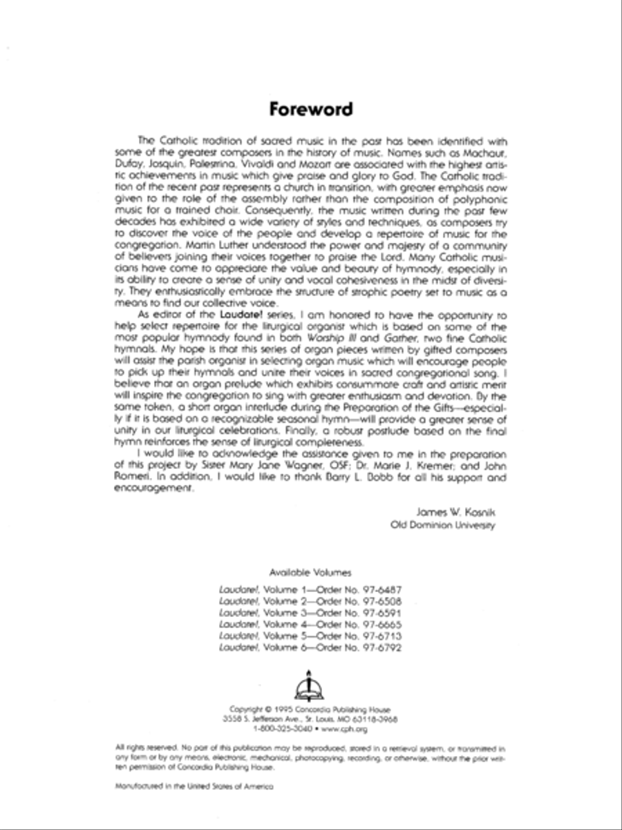 Laudate, Vol. 2 Organ scores gallery preview page 2