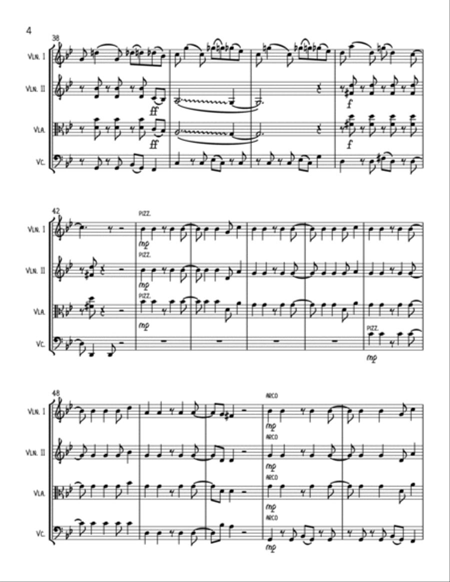 Bad Guy String Trio scores gallery preview page 4