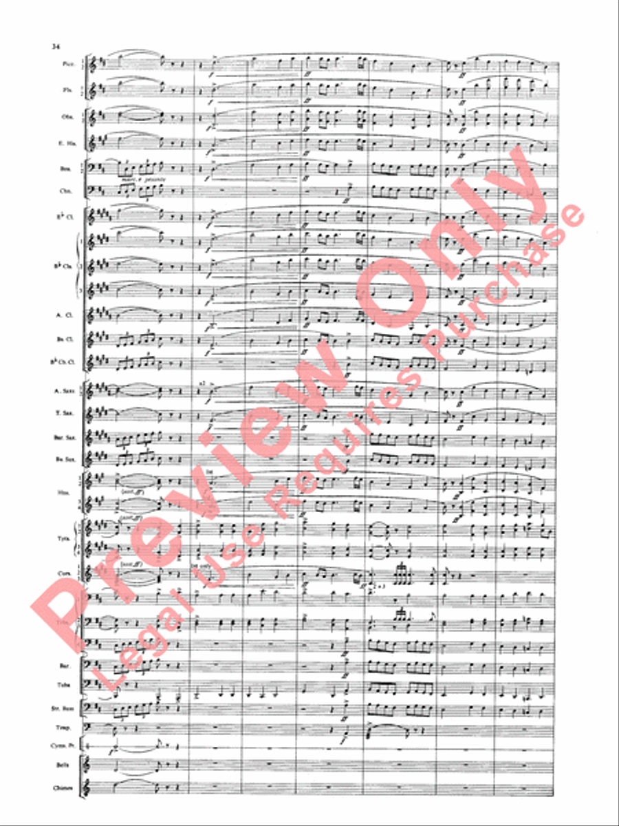 Russian Christmas Music Russian Christmas Music Concert Band scores gallery preview page 37