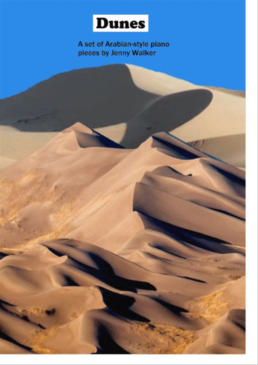 Dunes - a set of Arabian-style piano pieces Piano Solo scores gallery preview page 1