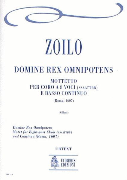 Domine Rex Omnipotens. Motet (Roma 1607) for 8-part Choir (SATB-SATB) and Continuo