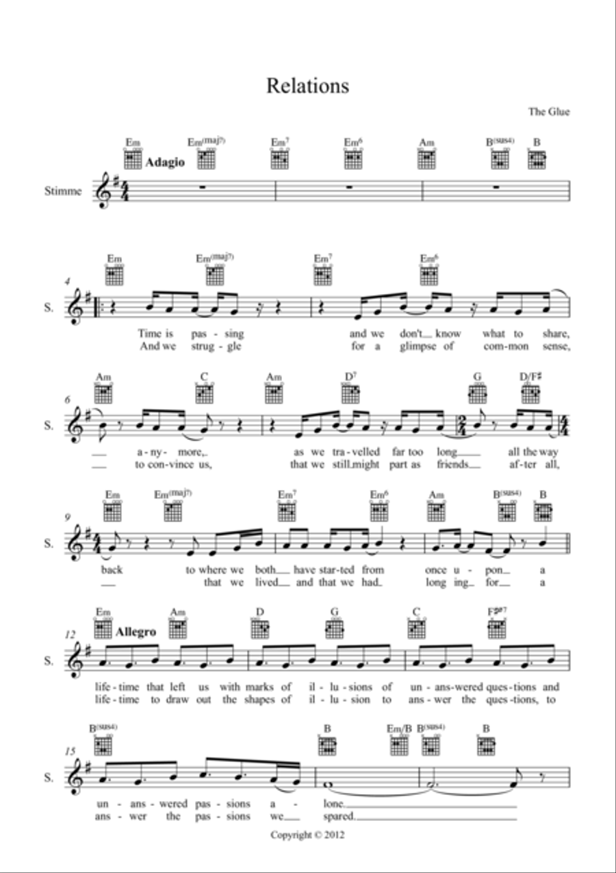 Relations Relations Voice Solo scores gallery preview page 1