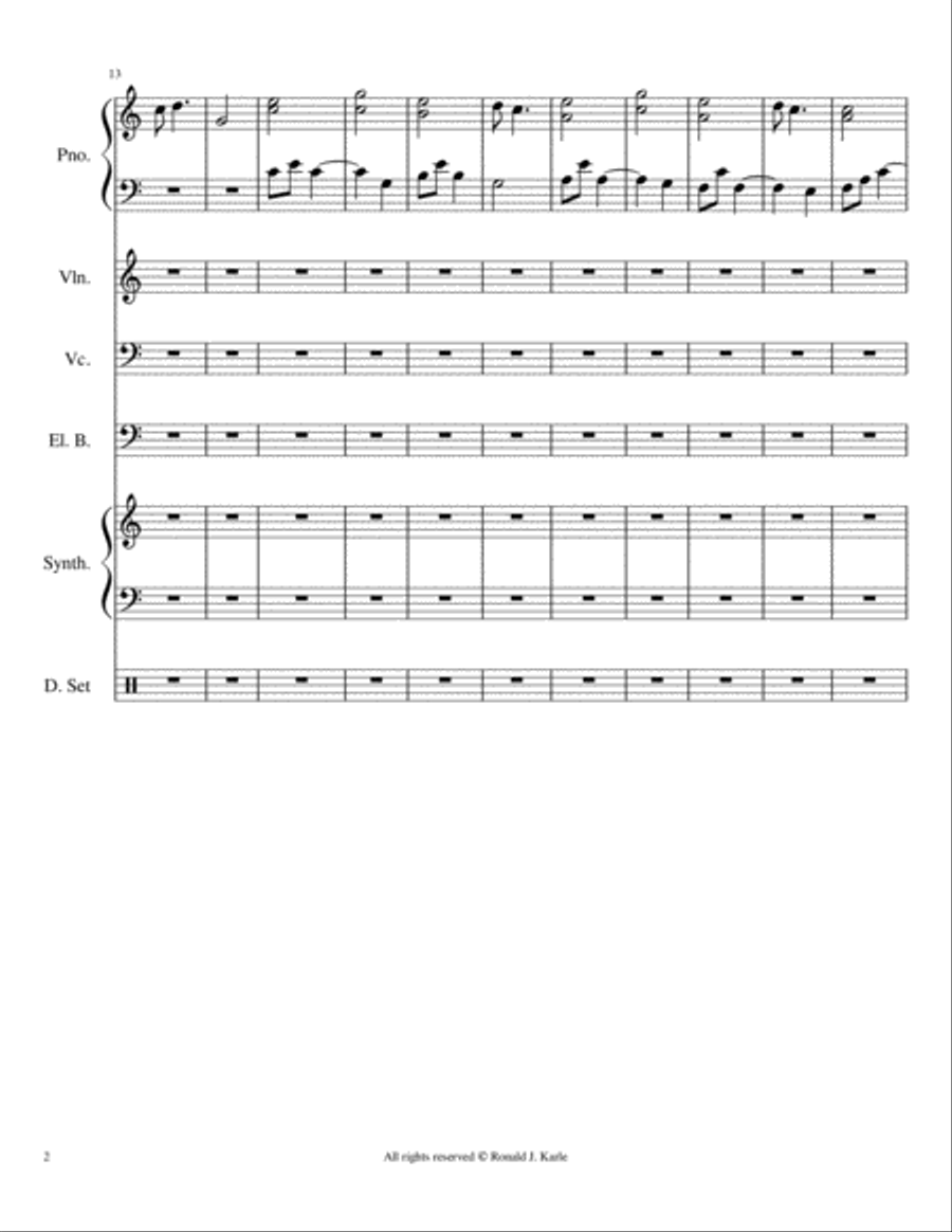 The Heart of my love Small Ensemble scores gallery preview page 2