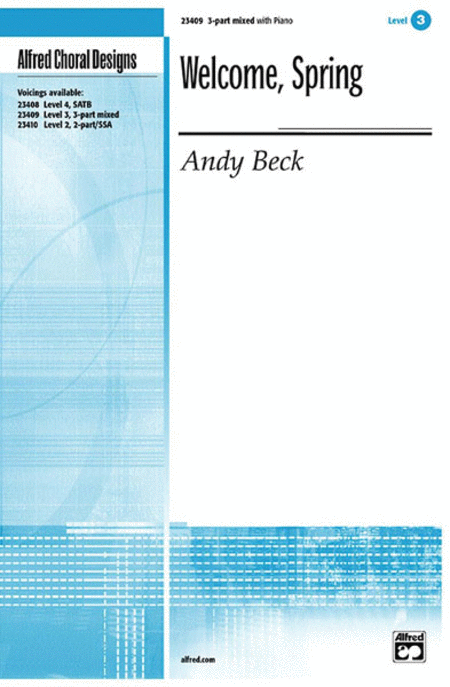 Andy Beck: Welcome, Spring