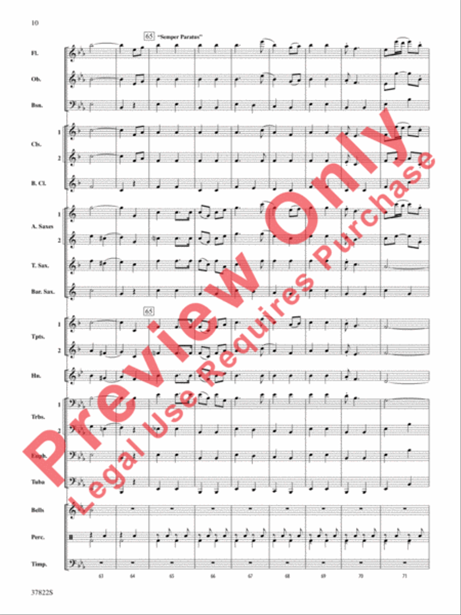 A Patriotic Day A Patriotic Day Concert Band scores gallery preview page 11