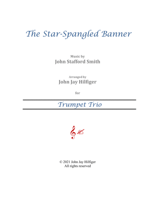 Book cover for The Star-Spangled Banner for Trumpet Trio