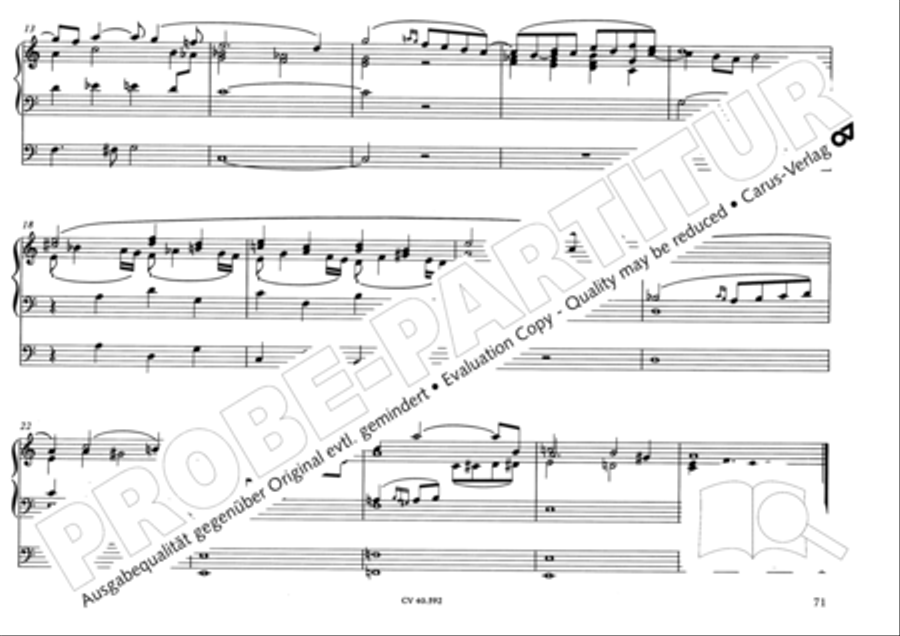Free Organ Music from the Romantic Period, Vol. II (Freie Orgelmusik der Romantik, Band II) Organ scores gallery preview page 72