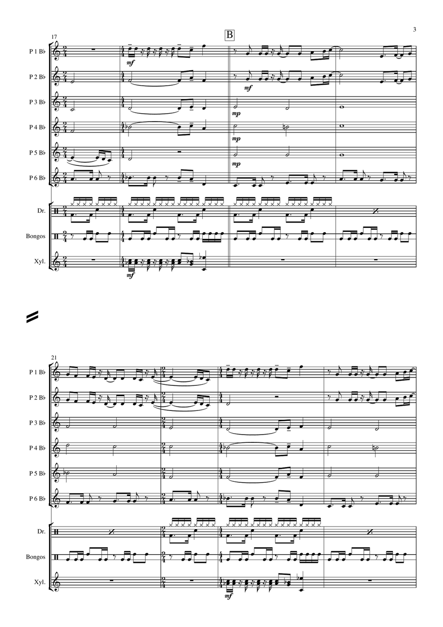Africa Concert Band scores gallery preview page 3