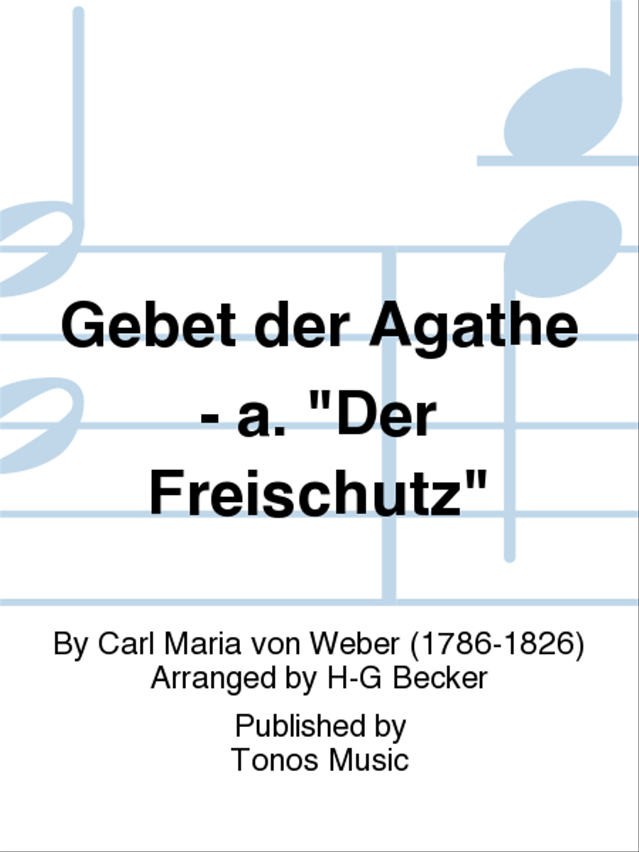Gebet der Agathe - a. 