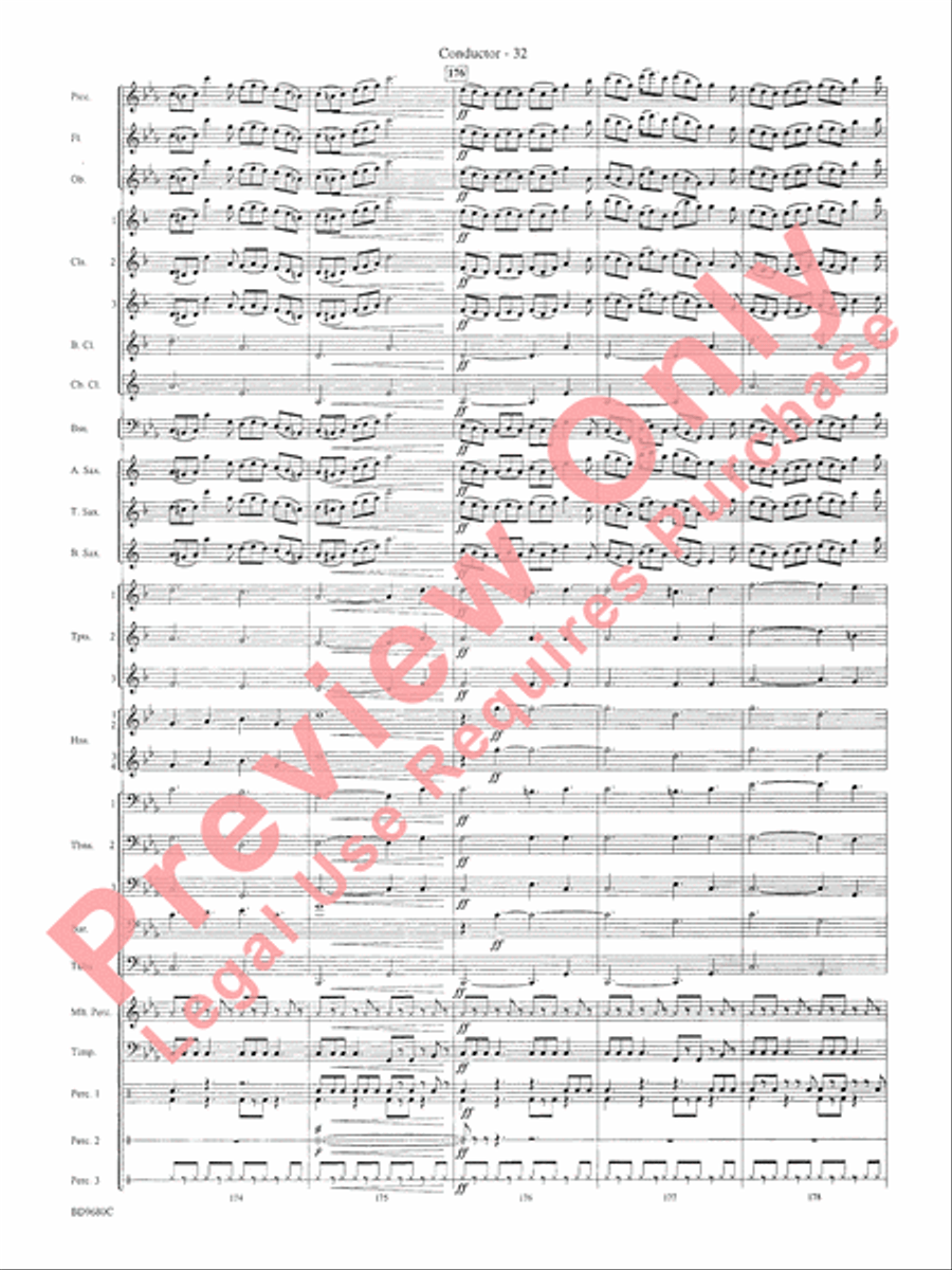 Ireland: Of Legend and Lore Concert Band scores gallery preview page 37