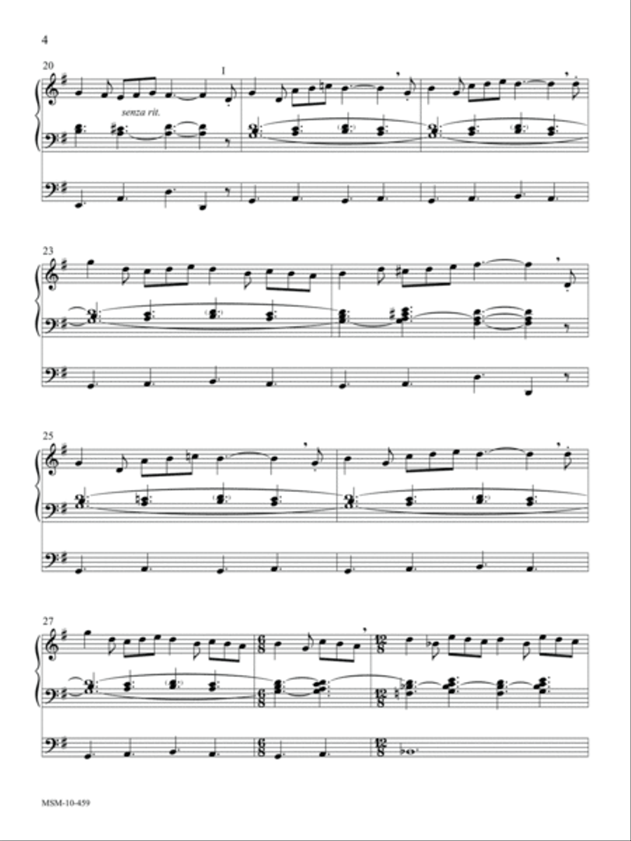 Five Trumpet Tunes Organ Solo scores gallery preview page 6