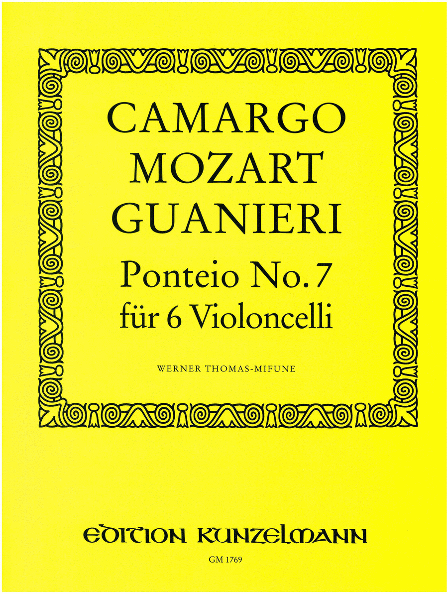 Ponteio no. 7 Cello scores gallery preview page 1