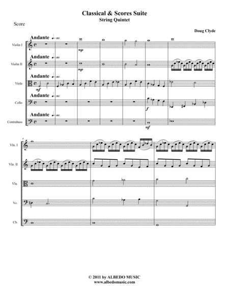 Classical & Scores Suite (String Quintet) image number null