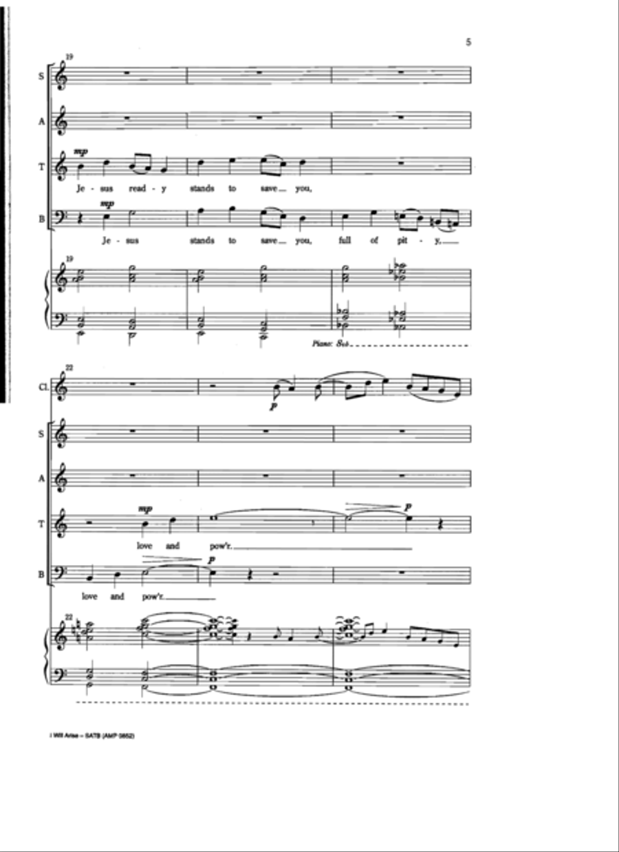 This Bitterly Beautiful Land Two Choruses 4-Part scores gallery preview page 10