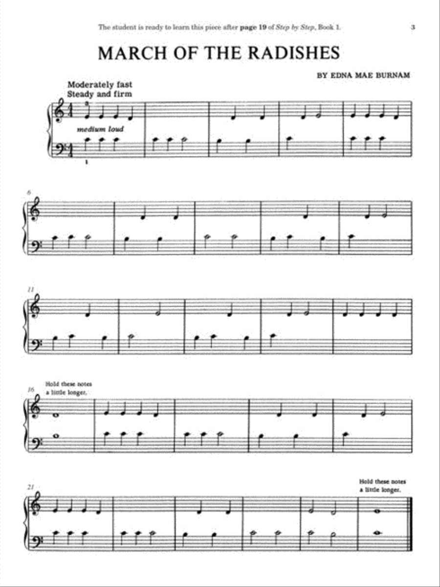 Pieces to Play – Book 1 Piano Method scores gallery preview page 5