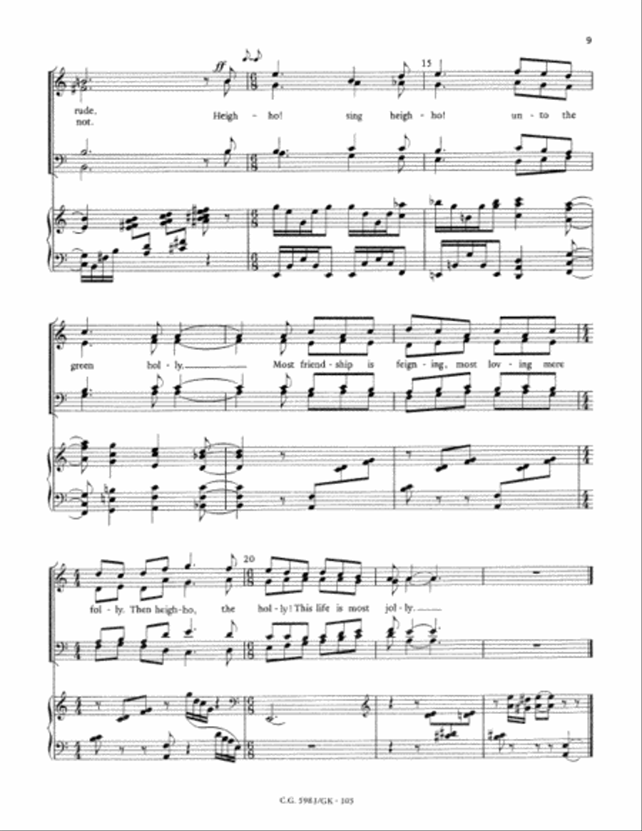 Fancies I (Collection) 4-Part scores gallery preview page 8