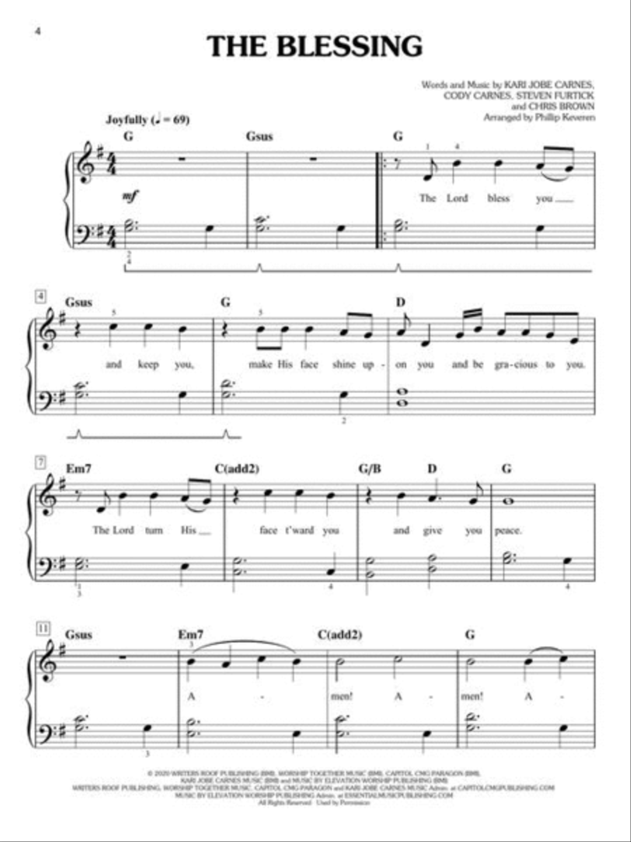 Living Hope Easy Piano scores gallery preview page 6