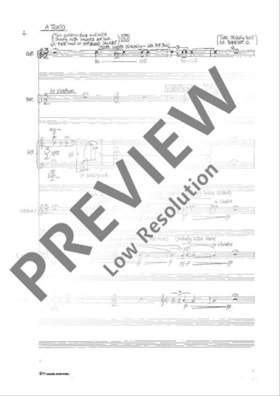 Lament for a Hanging Man Study Score scores gallery preview page 7
