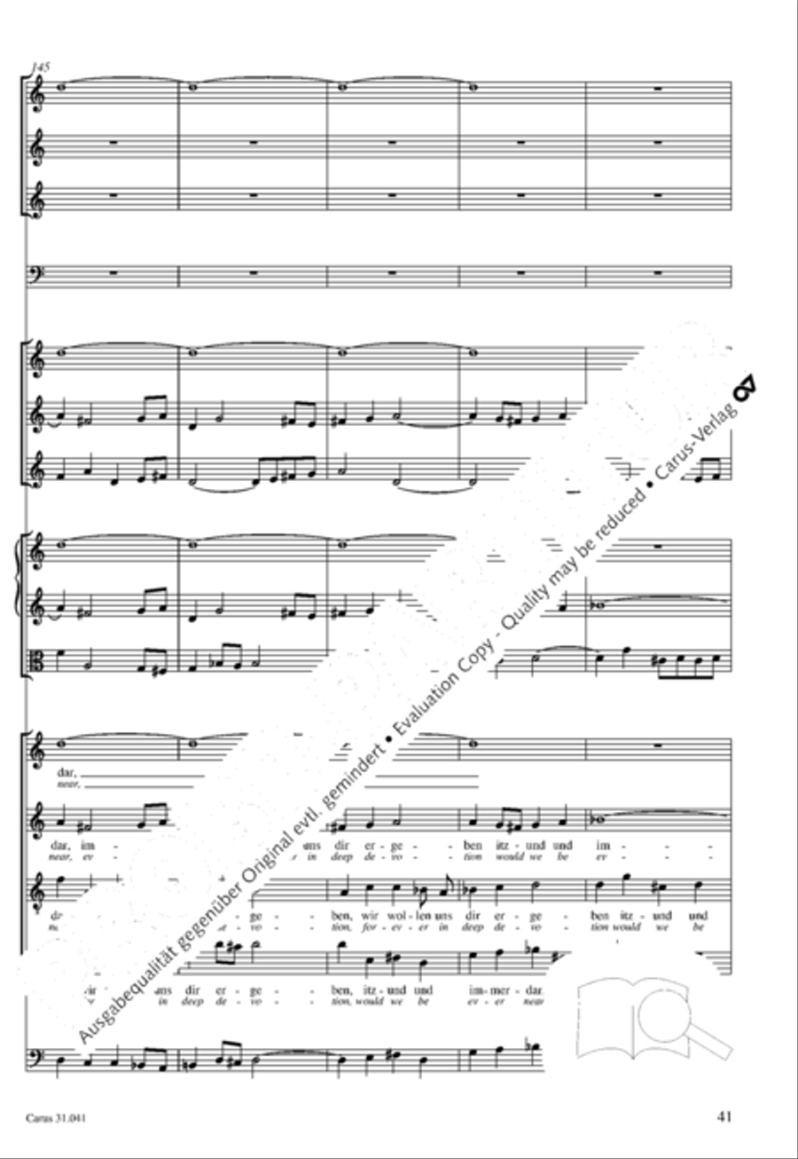 O Lord, we come to praise thee 4-Part scores gallery preview page 42