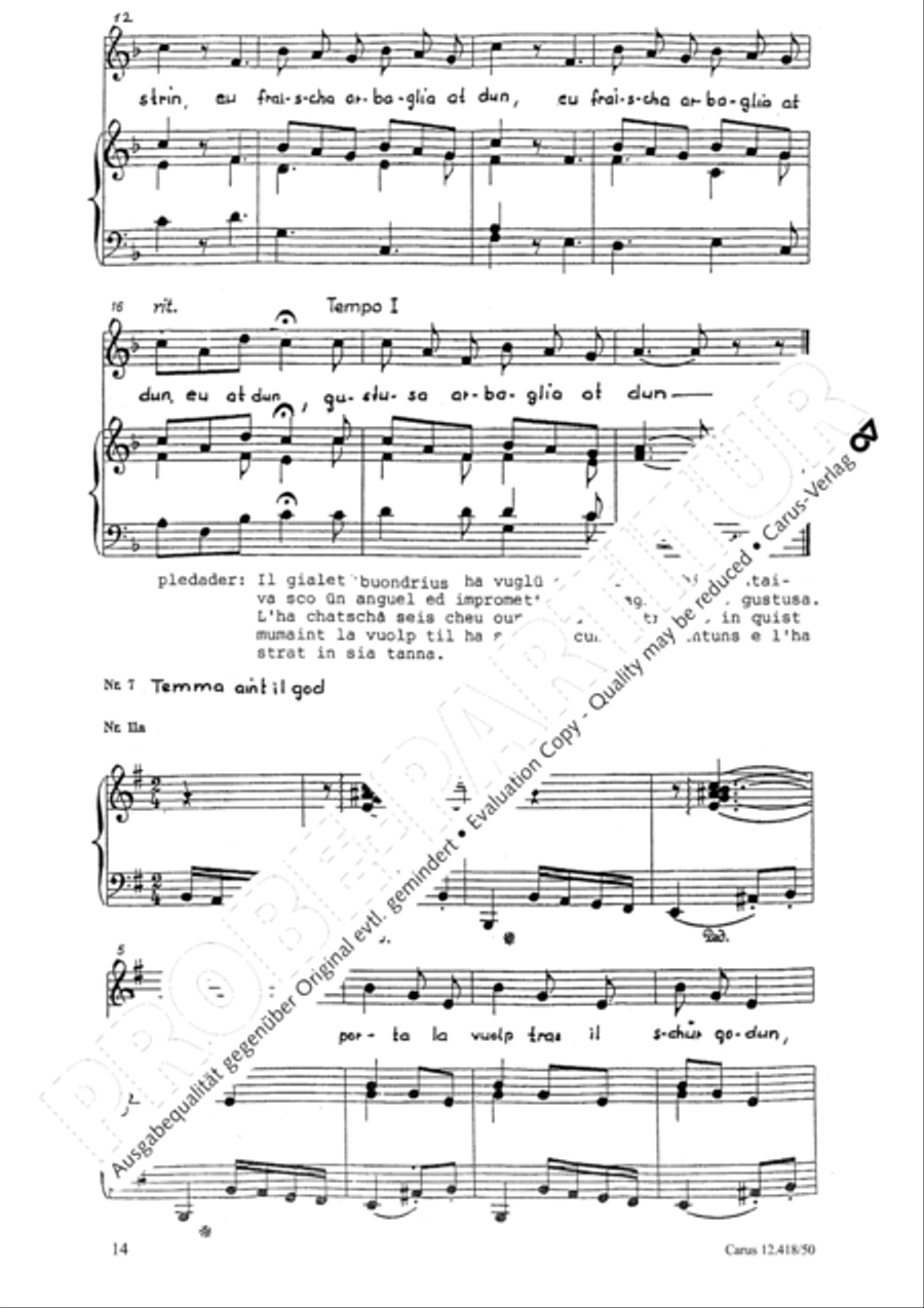 Dal gialet buondrius Voice Solo scores gallery preview page 15