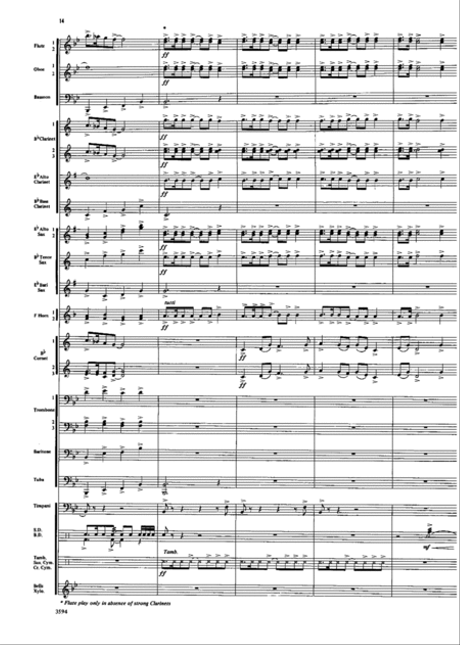 A Rainbow Bridge A Rainbow Bridge Concert Band scores gallery preview page 14