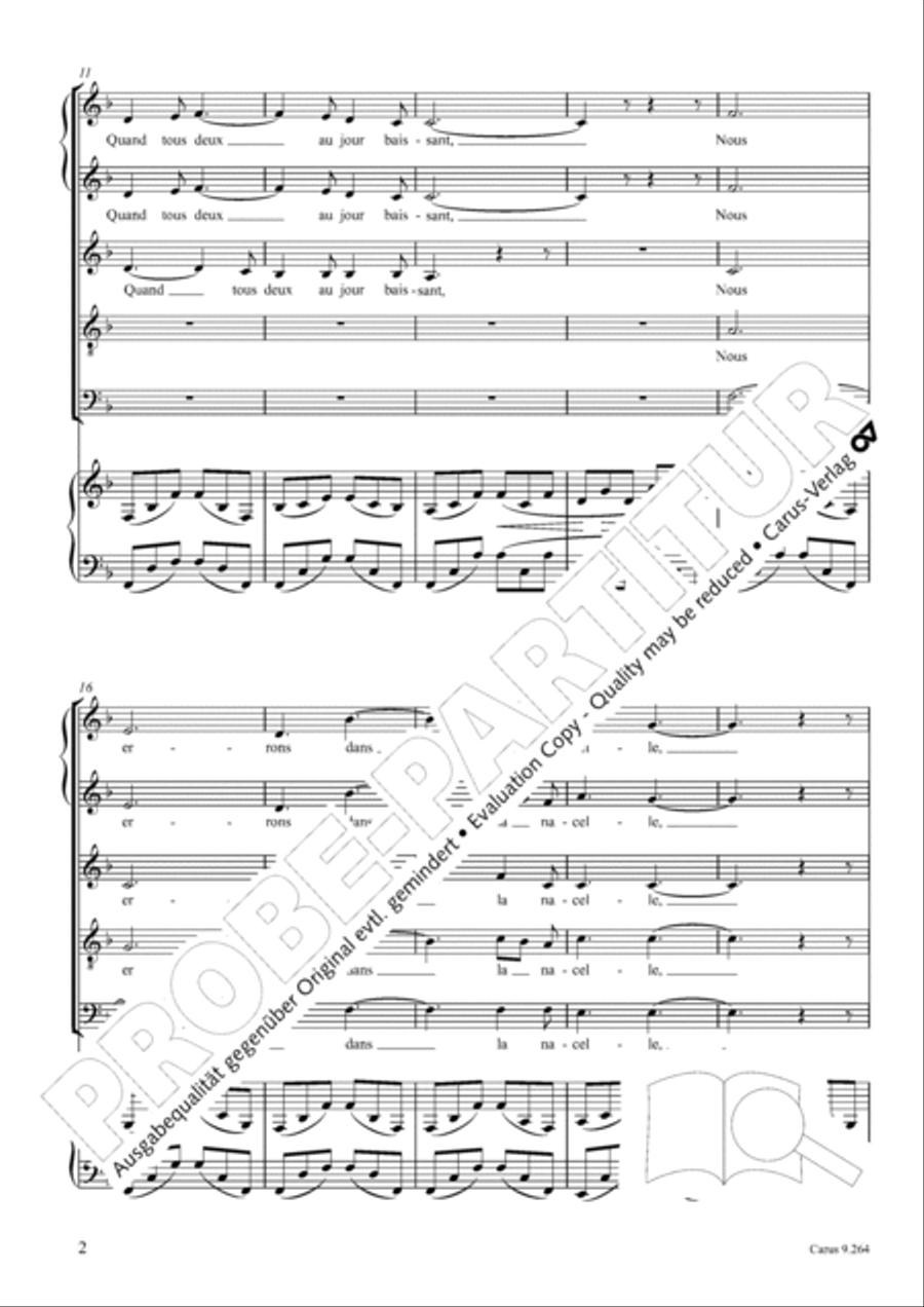 Soiree en mer SSATB scores gallery preview page 3