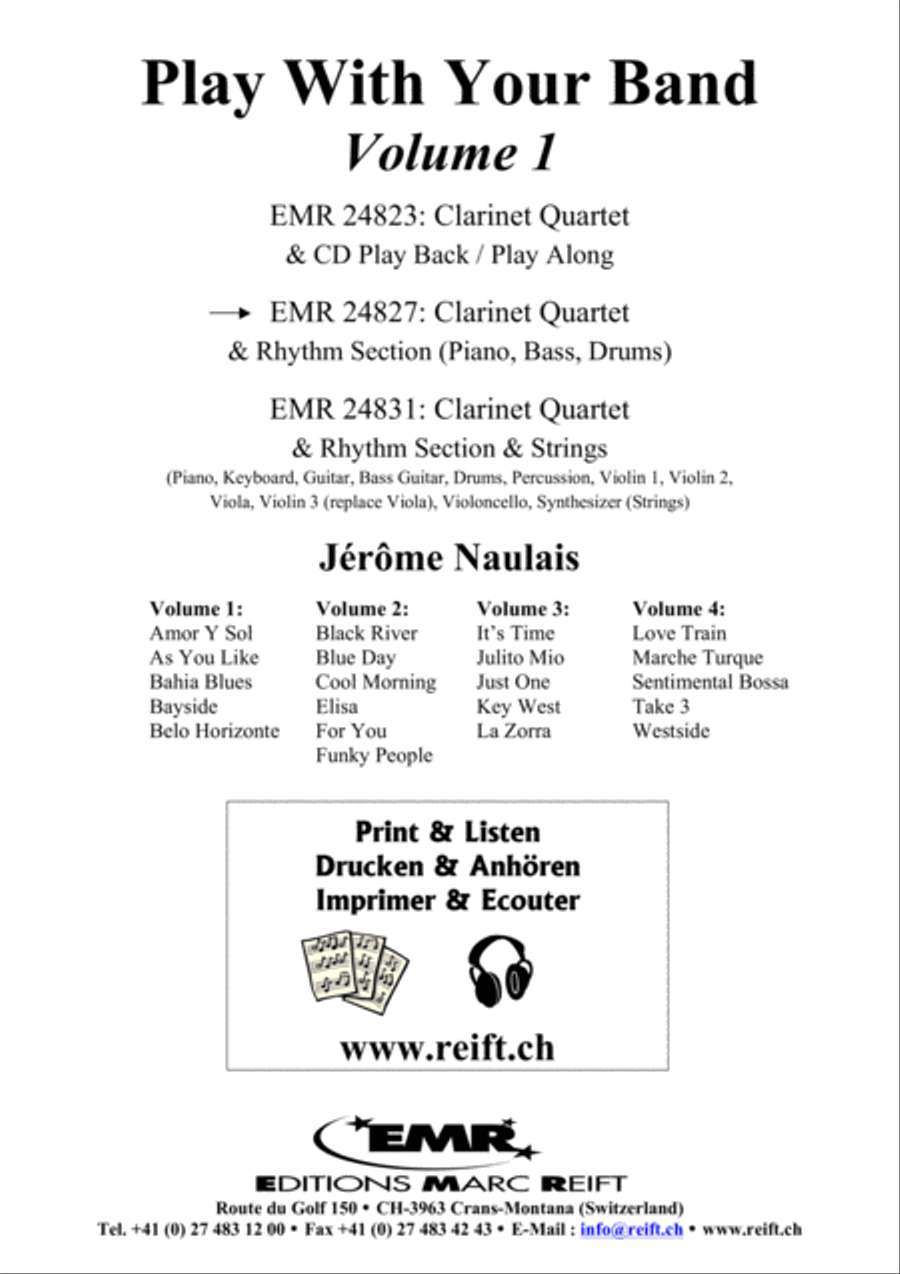 Play With Your Band Volume 1 Clarinet scores gallery preview page 2