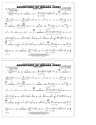 Adventures Of Indiana Jones (Raiders March) (arr. Paul Lavender) - Aux Percussion