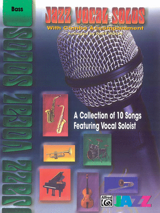 Book cover for Jazz Vocal Solos with Combo Accompaniment