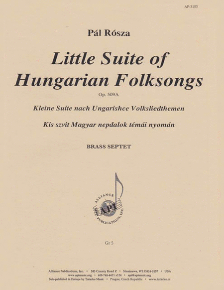 Little Suite Of Hungarian Folksongs