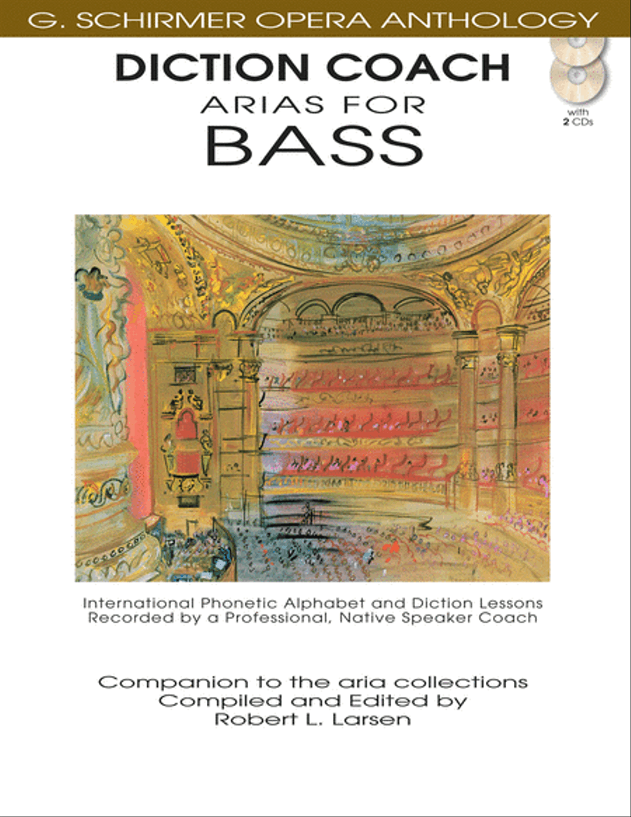 Diction Coach - G. Schirmer Opera Anthology (Arias for Bass) Voice Solo scores gallery preview page 1