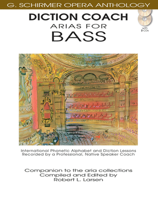 Diction Coach - G. Schirmer Opera Anthology (Arias for Bass)