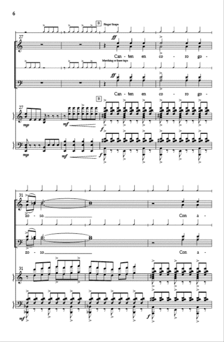 Ritmo (SATB) Ritmo (SATB) 4-Part scores gallery preview page 5