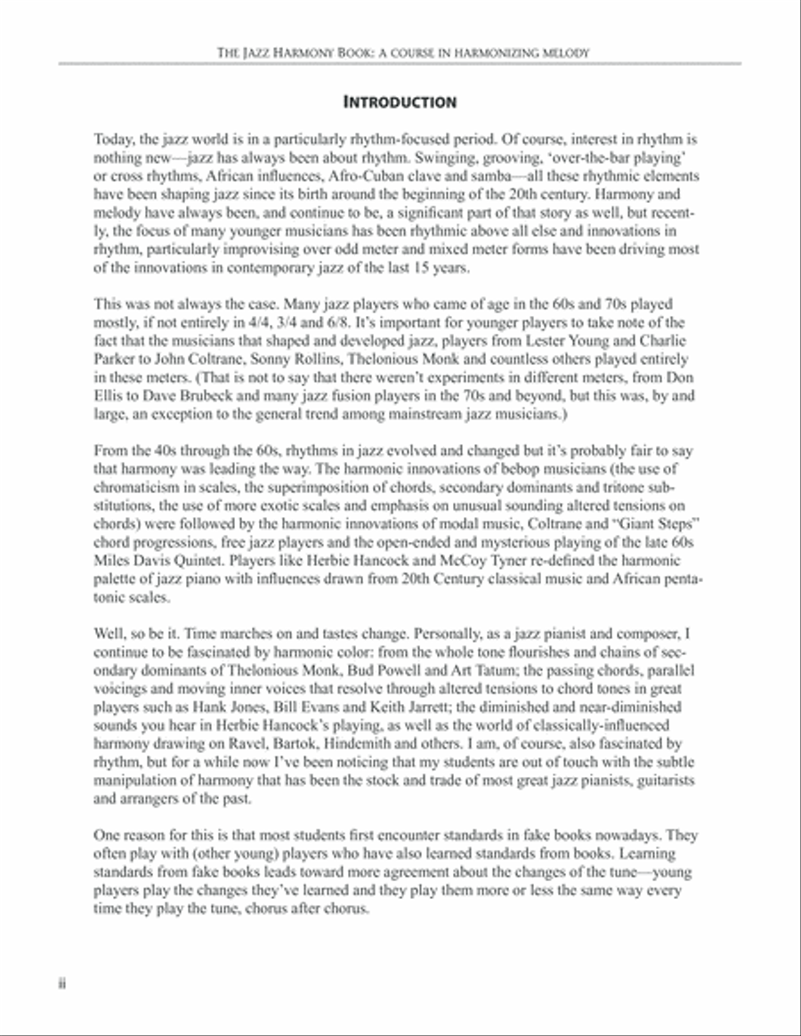 Jazz Harmony Book Jazz Harmony Book Collection / Songbook scores gallery preview page 5
