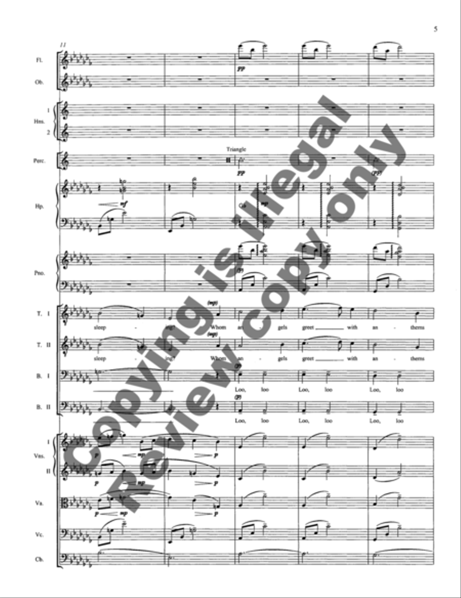 Christmas Trilogy: 2. What Child Is This? (Full Score) Choir scores gallery preview page 10