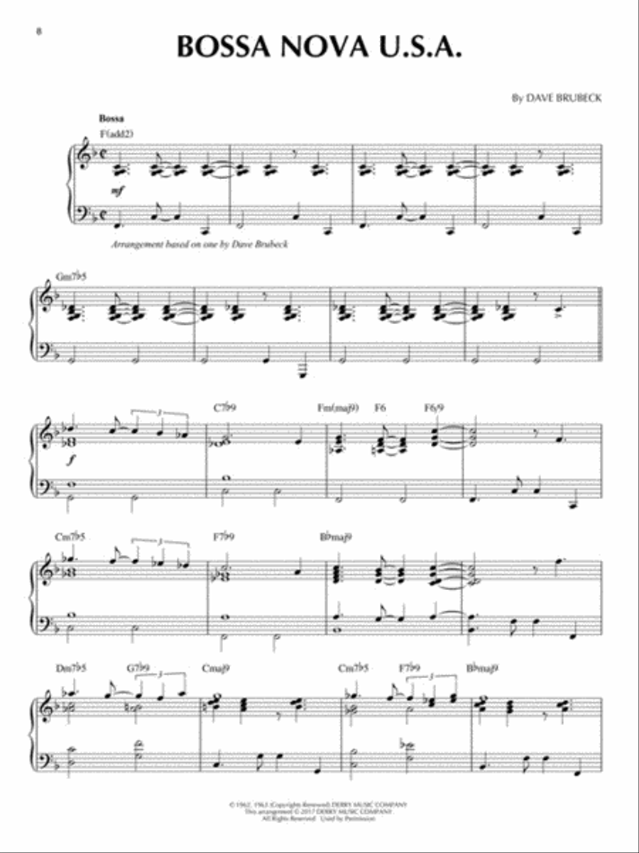 Dave Brubeck Dave Brubeck Piano Solo scores gallery preview page 4