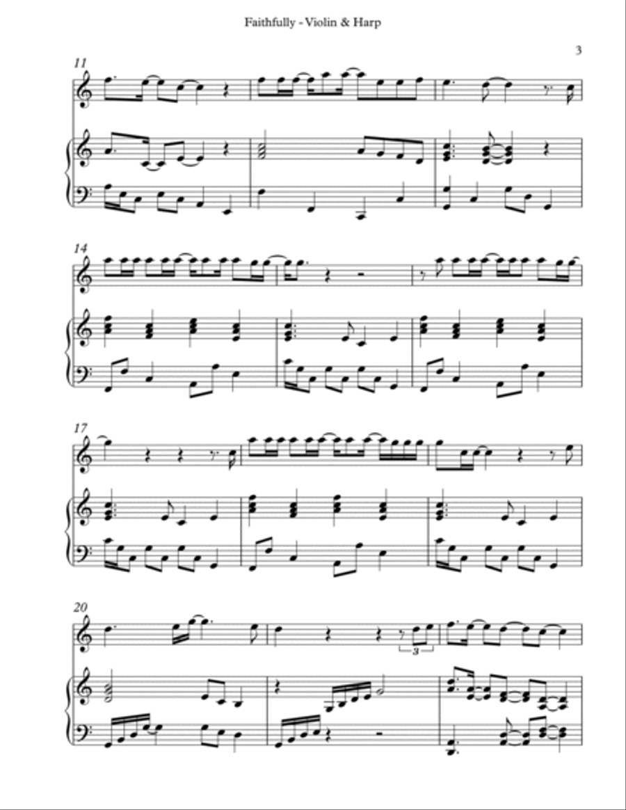 Faithfully String Duet scores gallery preview page 3