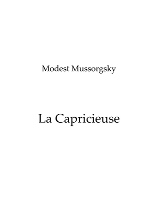 Book cover for La Capricieuse