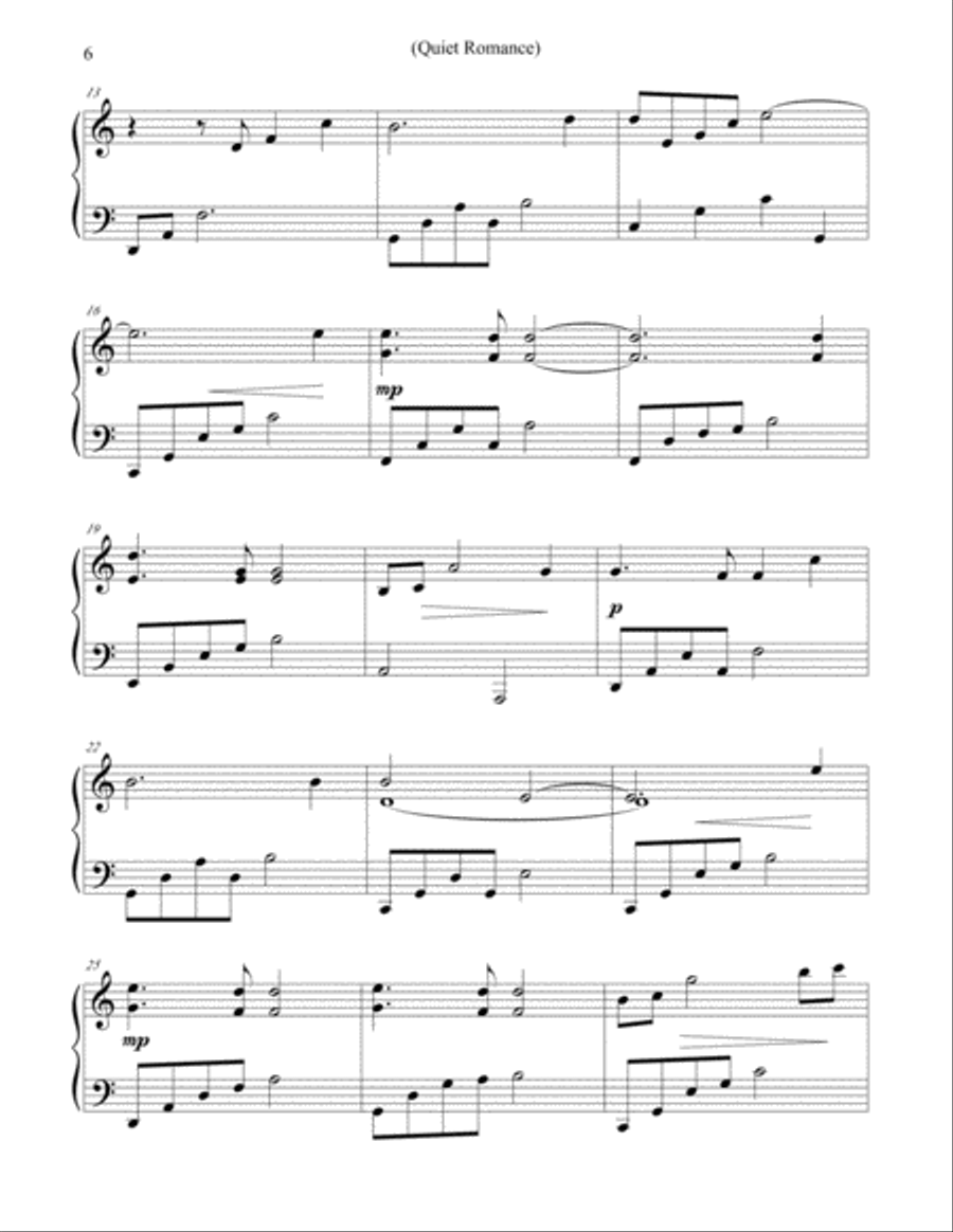Relaxing & Romantic Piano, Vol. III Piano Solo scores gallery preview page 6