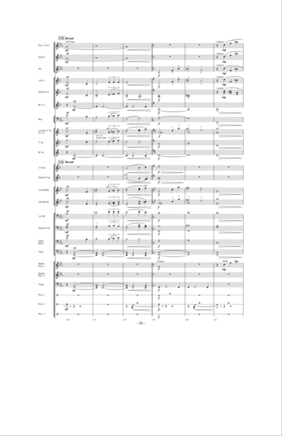 In Pursuit of Troy Concert Band scores gallery preview page 24