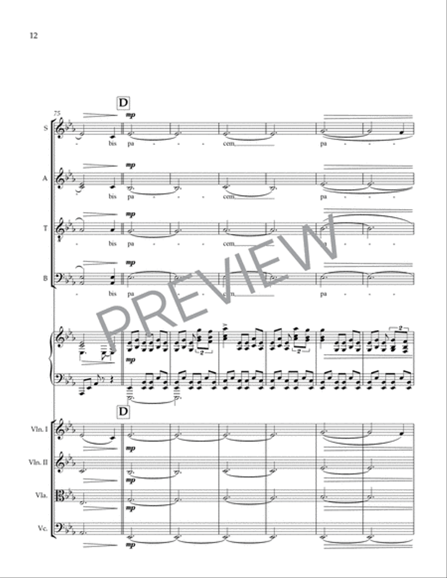 The Ground (Full Score and Instrumental Parts) Choir scores gallery preview page 15