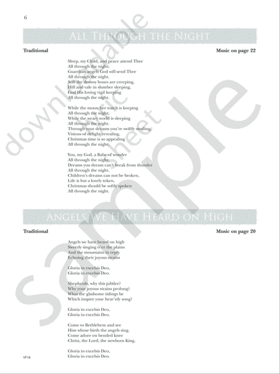 The Party Planner's Christmas Song and Recipe Book Piano, Vocal, Guitar scores gallery preview page 12