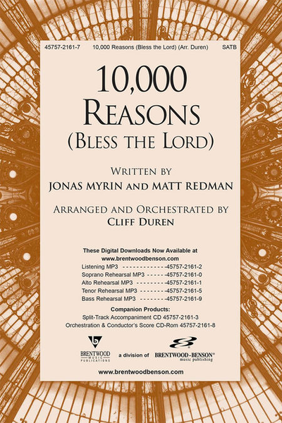 10, 000 Reasons (Bless The Lord) (Orchestra Parts and Conductor's Score, CD-ROM)