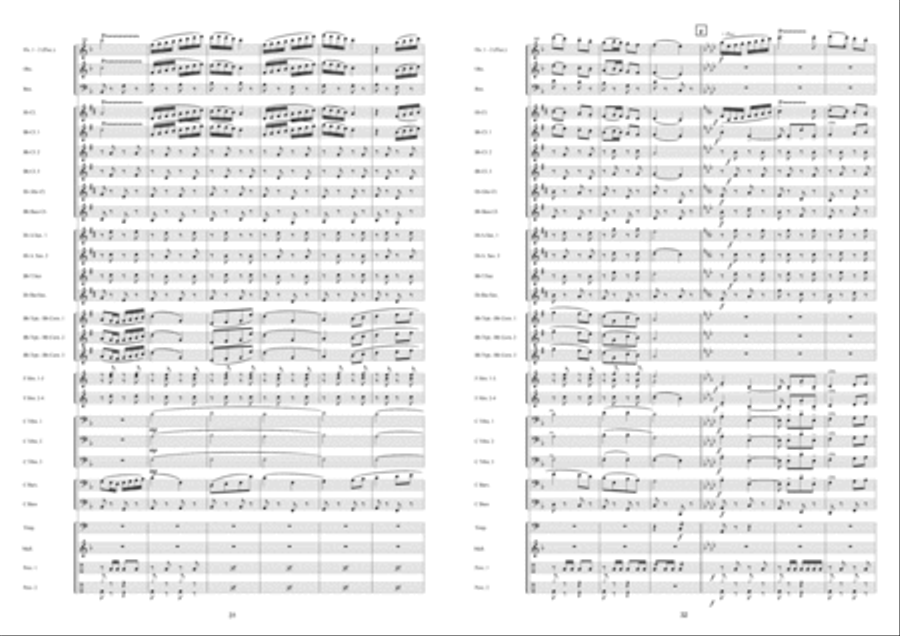 Panache ! Concert Band scores gallery preview page 17