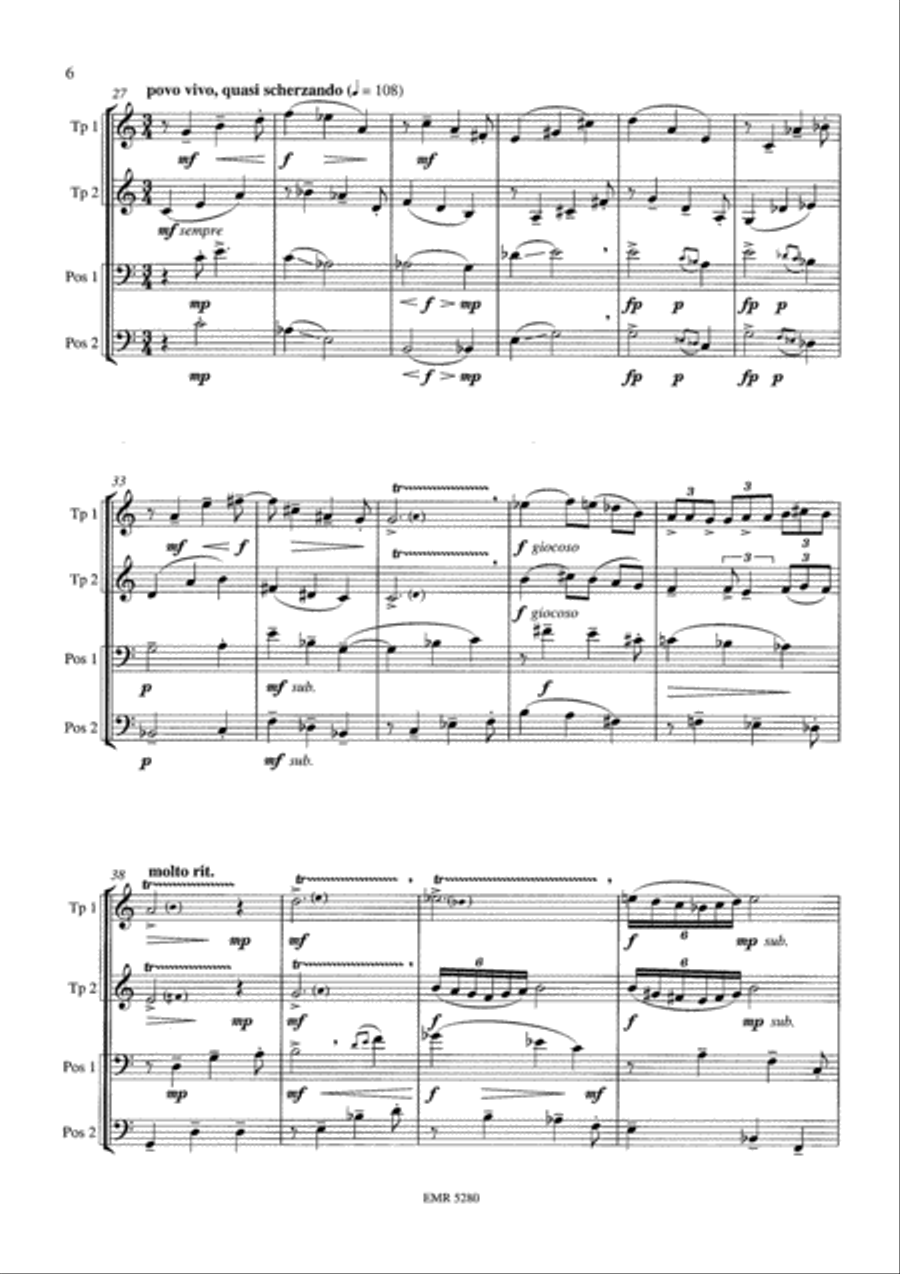 Diptychon Brass Ensemble scores gallery preview page 6