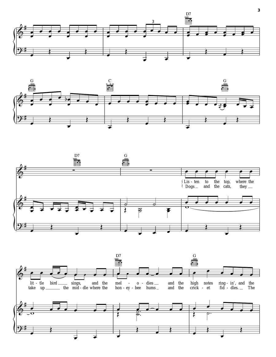 A Place In The Choir Choir scores gallery preview page 3