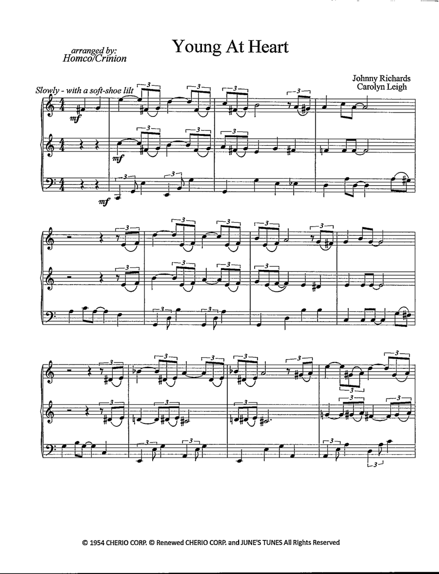 Young At Heart Young At Heart String Trio scores gallery preview page 2